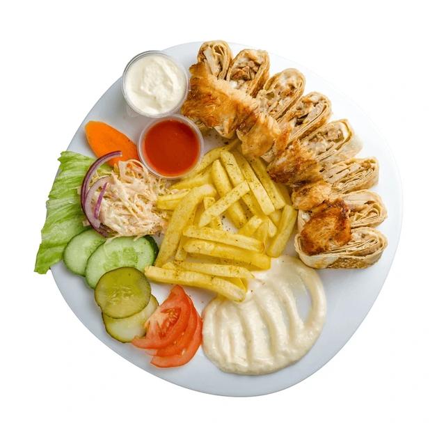 Arabic Shawarma Double Plate
