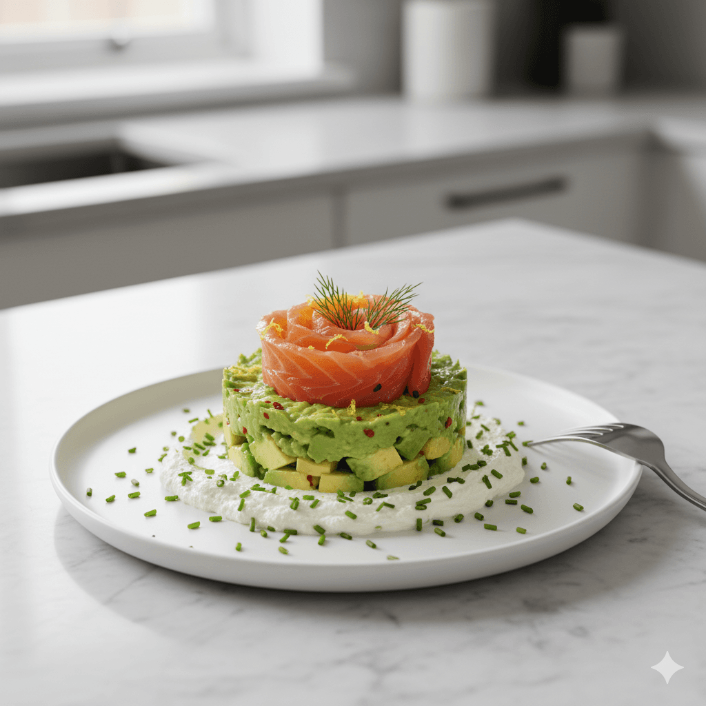 Avocat au saumon