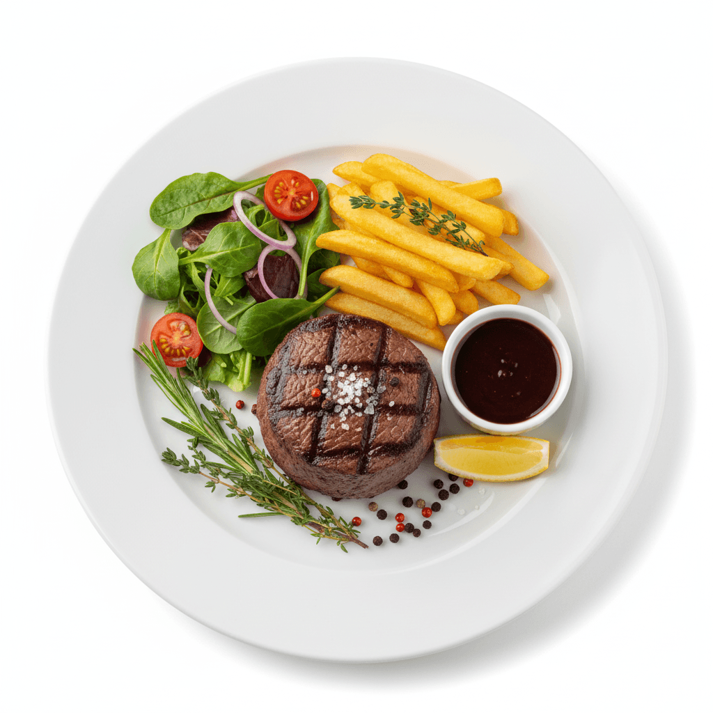 Filet de boeuf grillé