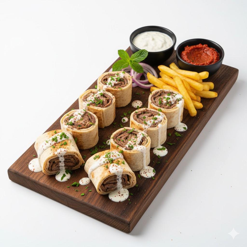 Plat Chawarma Arabic