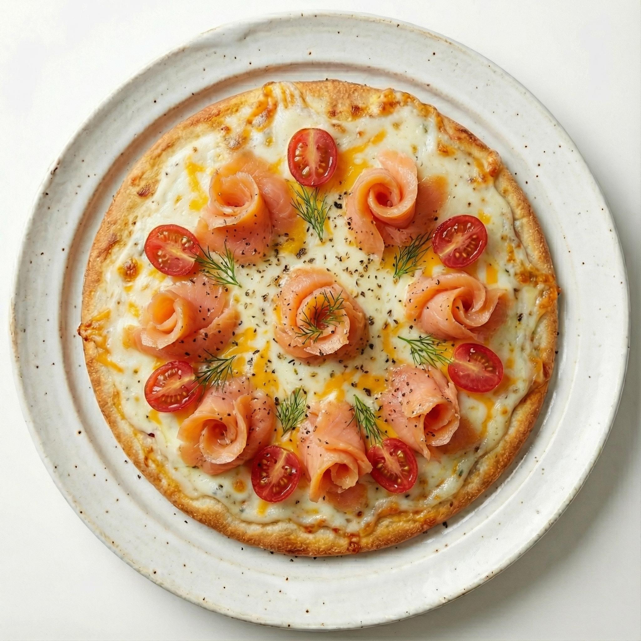 Pizza Saumon Fumé Méga