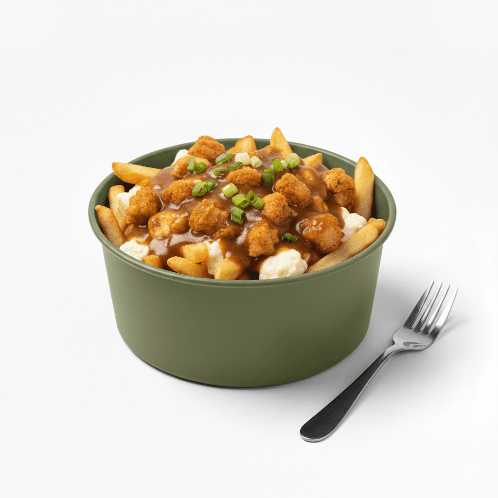 Poutine poulet crispy