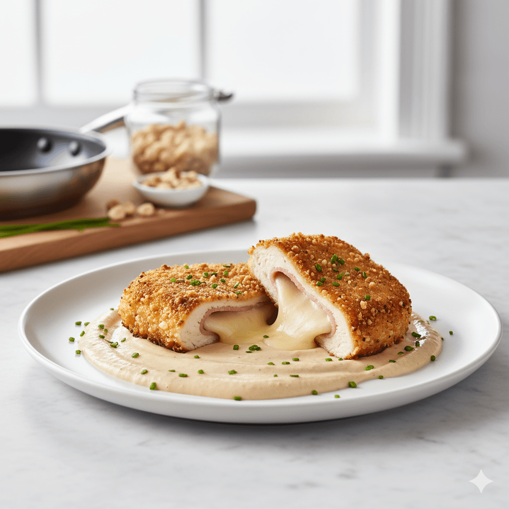 Cordon bleu farci au fromage