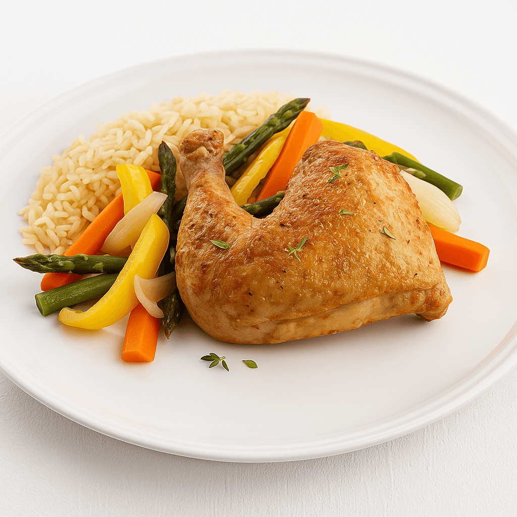 Cuisse de poulet désossée & marinée