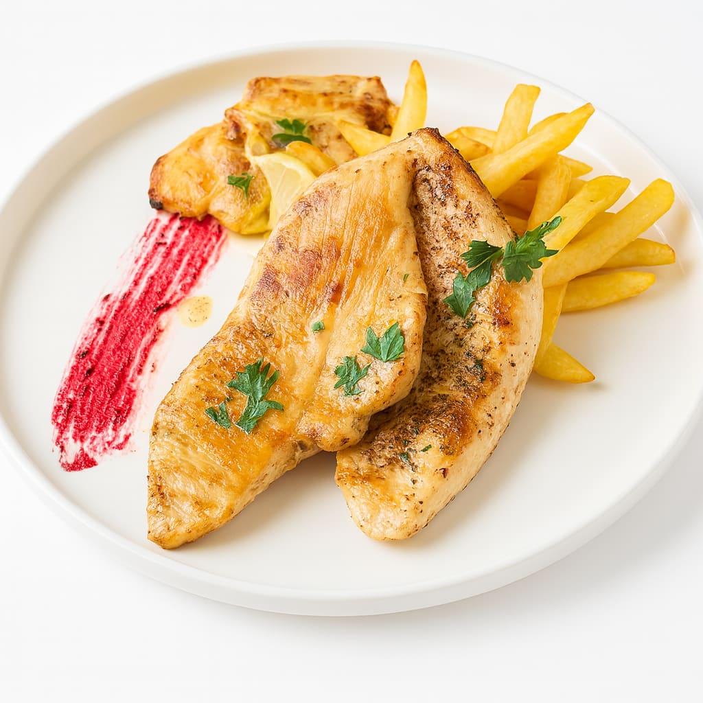 Plat Escalope de poulet