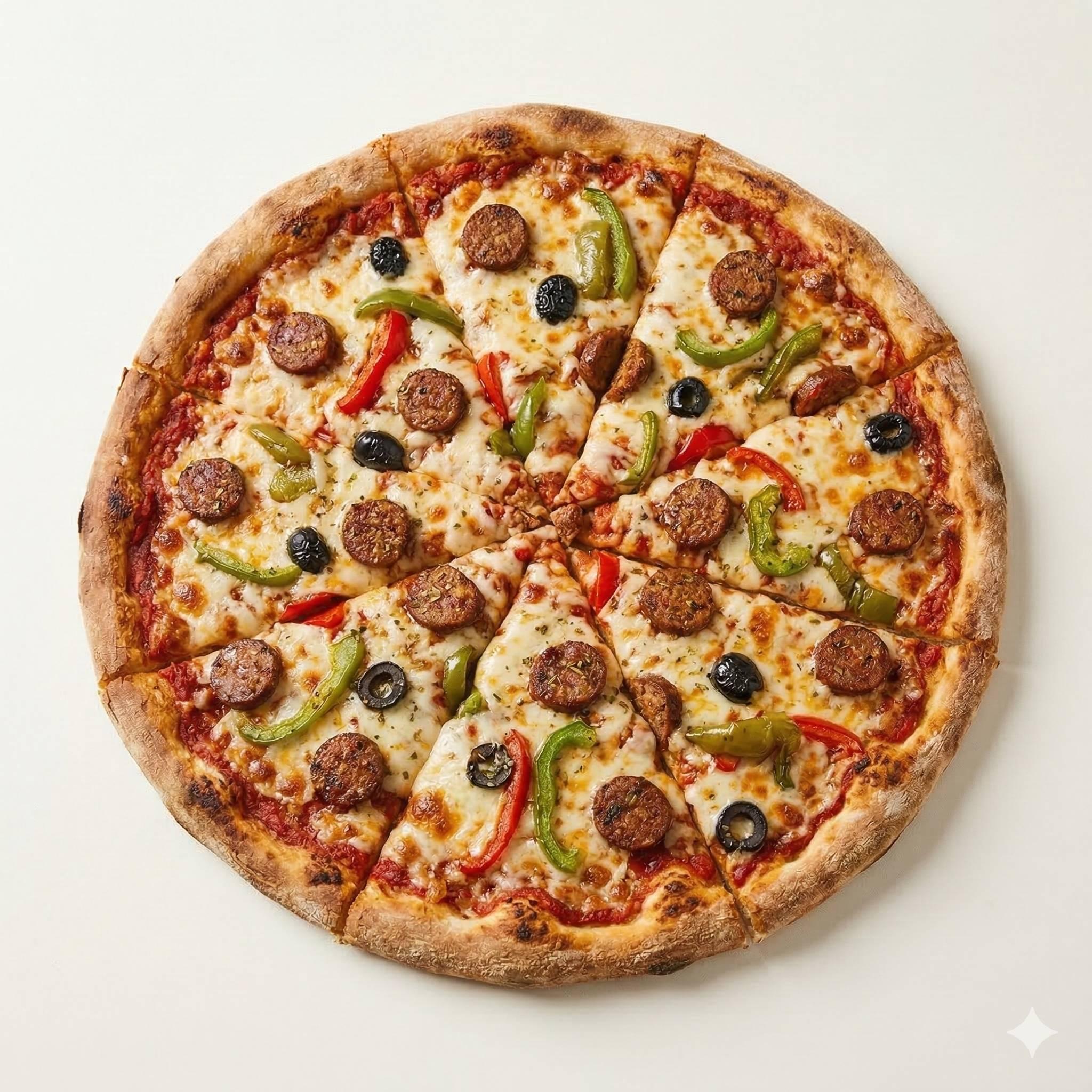 Pizza merguez