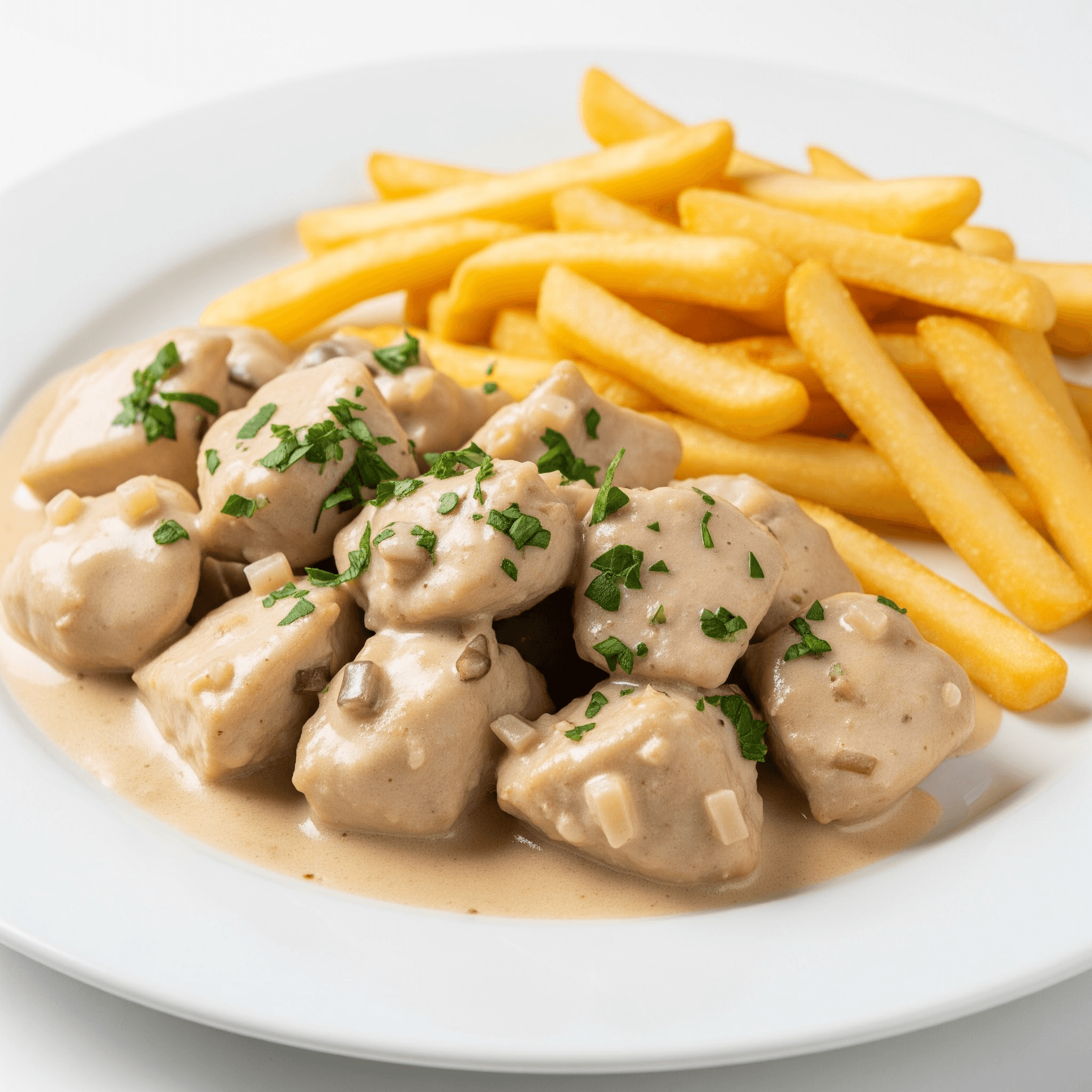 Poulet à la crème