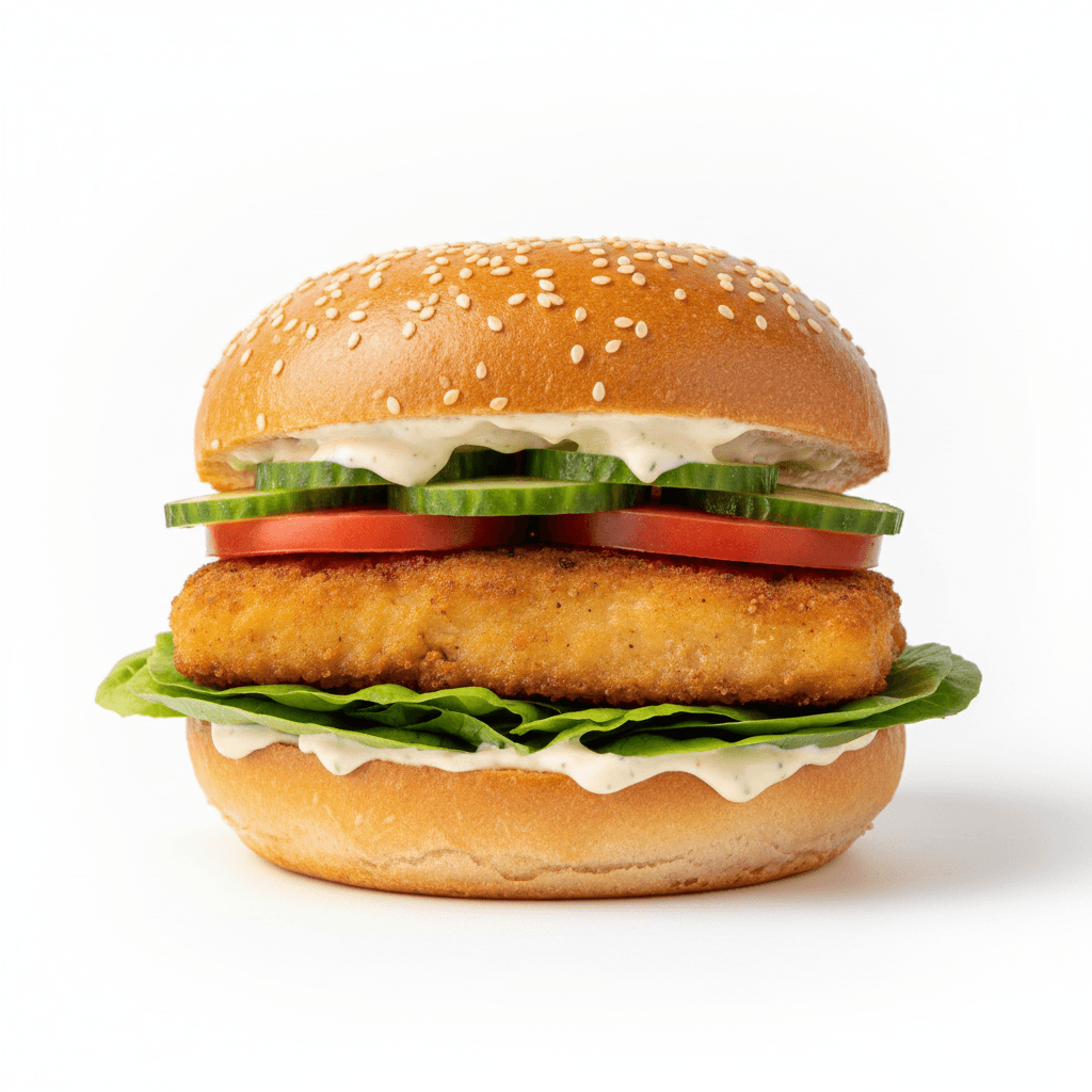 Burger Poulet Pané