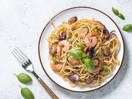 Spaghettis aux fruits de mer