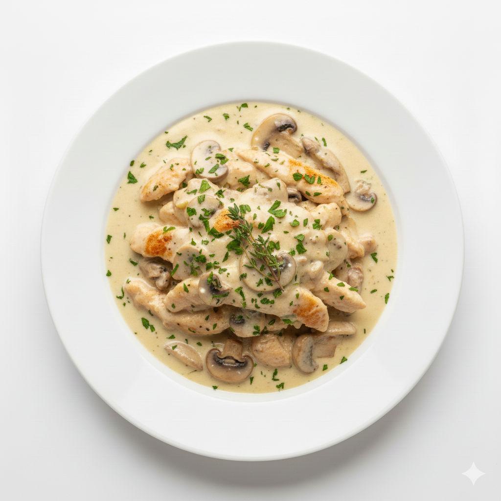 Plat Poulet Champignon
