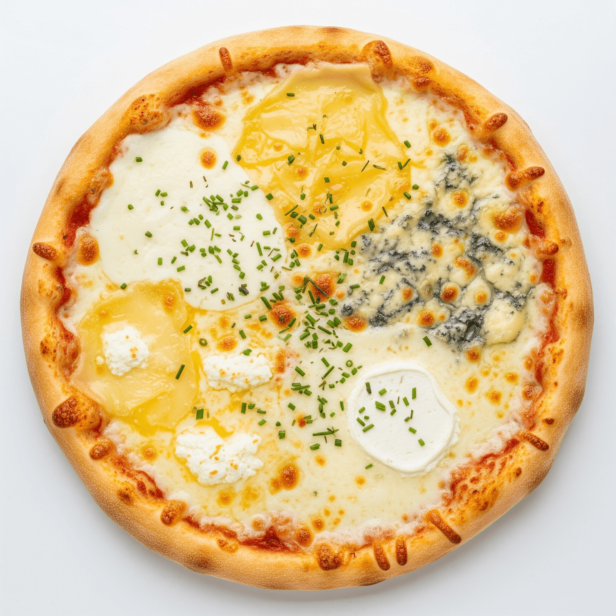 Pizza 4 Fromages Massa