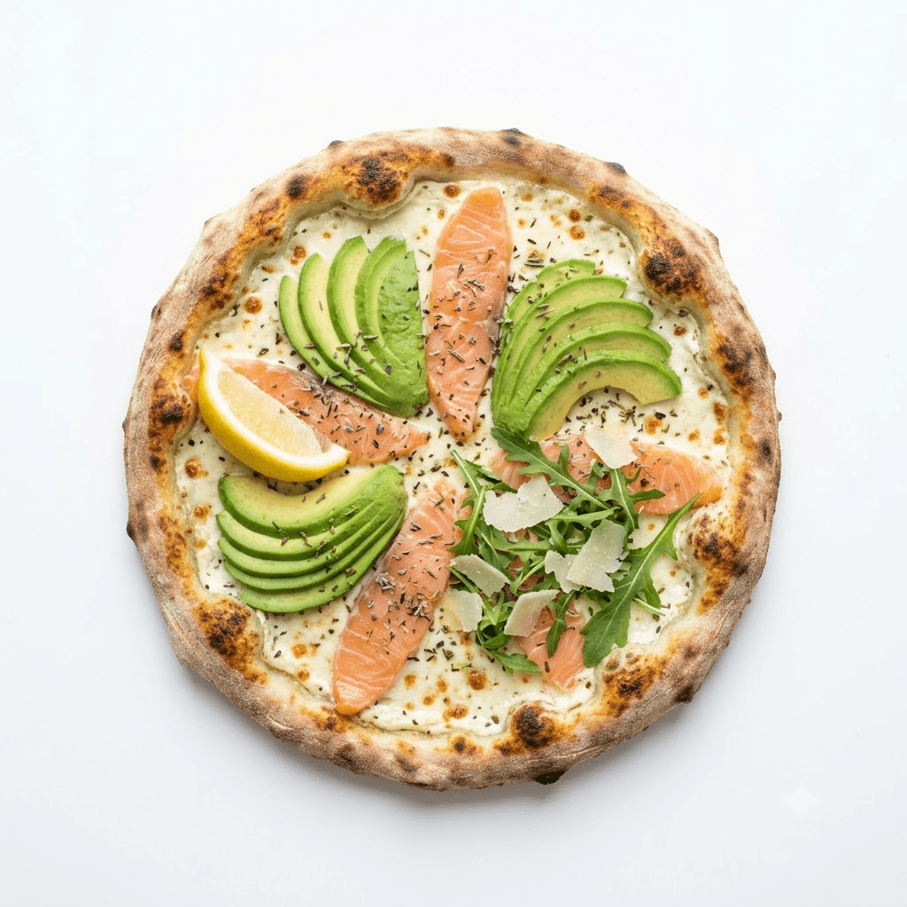 Pizza Salmon Avocado