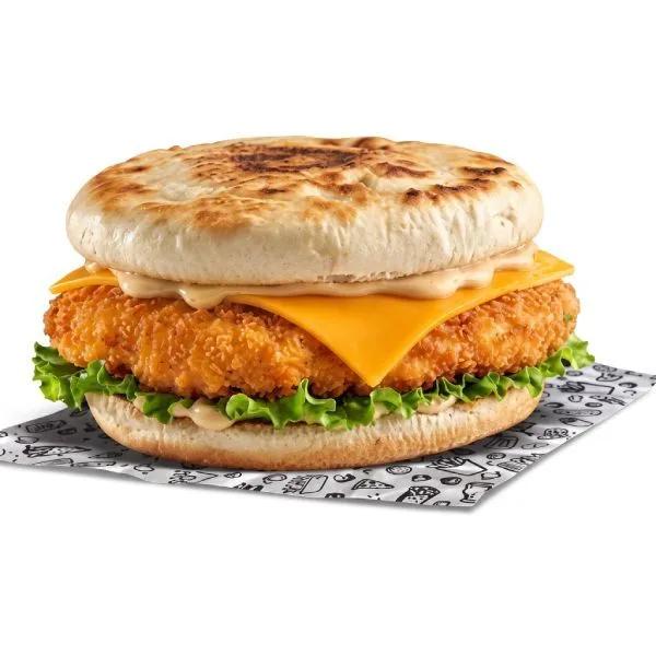 Naan Chicken Burger