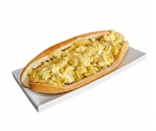 Sandwich Frite Omelette Fromage