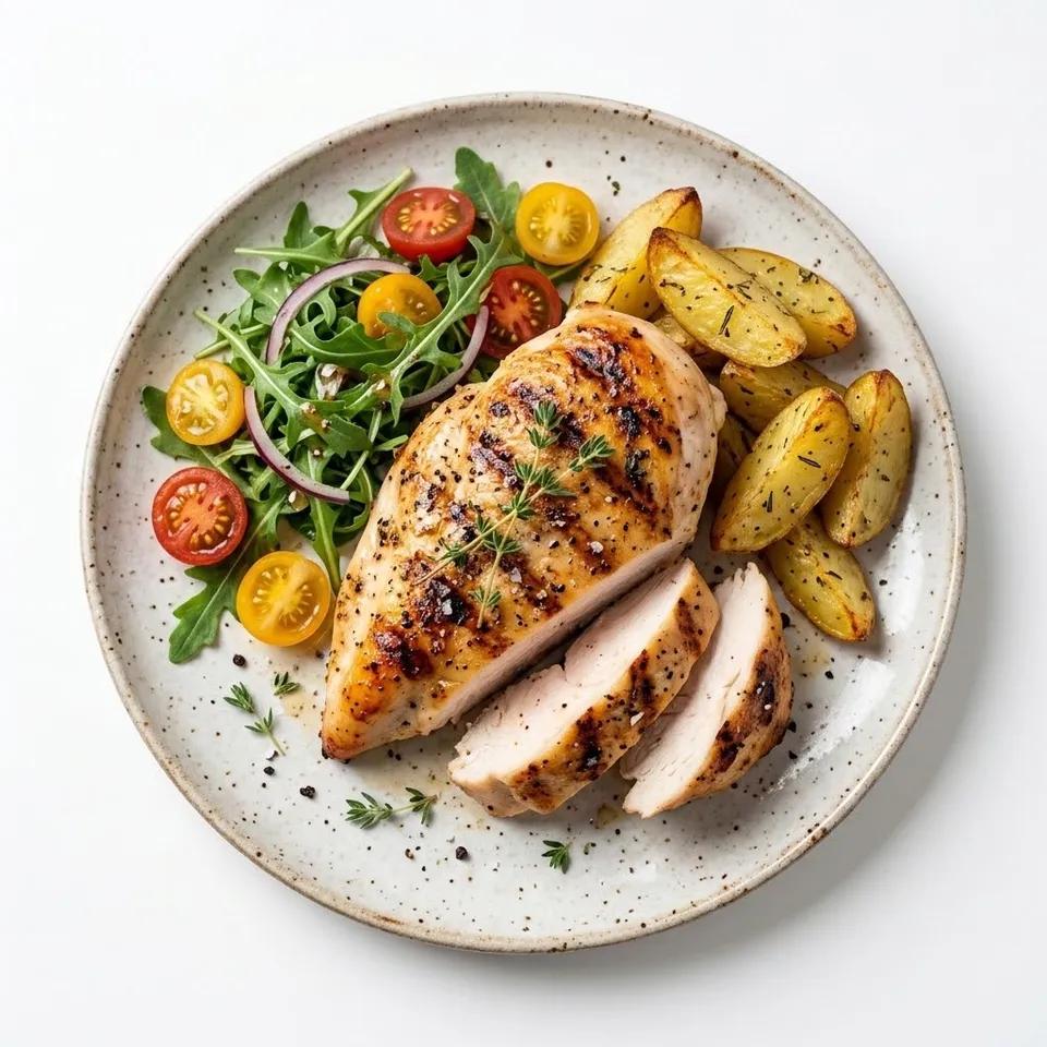 Plat Blanc De Poulet Mariné
