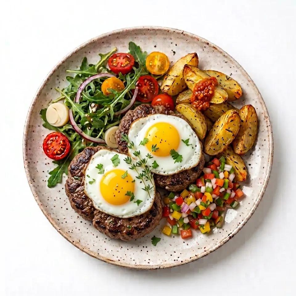 Plat Steak Hachée A Cheval