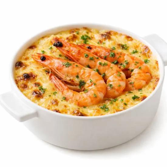 Gratin crevettes